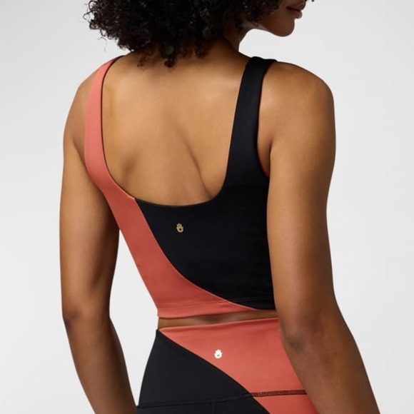 Spiritual Gangster Indie Colorblock Cropped Tank Top size small - Picture 3 of 7